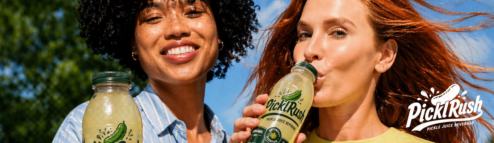 PicklRush beverage brand main project visual